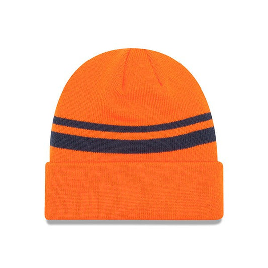 Denver Broncos New Era STRIPED Cuffed Knit NFL Hat