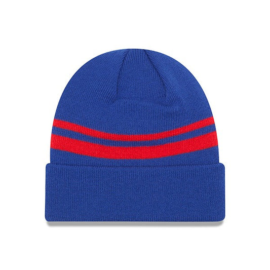 Buffalo Bills New Era STRIPED Cuffed Knit NFL Hat