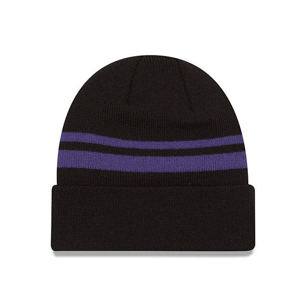 Baltimore Ravens New Era STRIPED Cuffed Knit NFL Hat