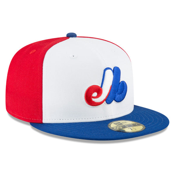 Montreal Expos New Era 1969 Cooperstown Collection 59Fifty Fitted Hat - Red/White/Blue