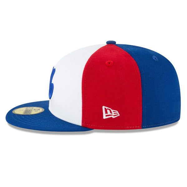 Montreal Expos New Era 1969 Cooperstown Collection 59Fifty Fitted Hat - Red/White/Blue