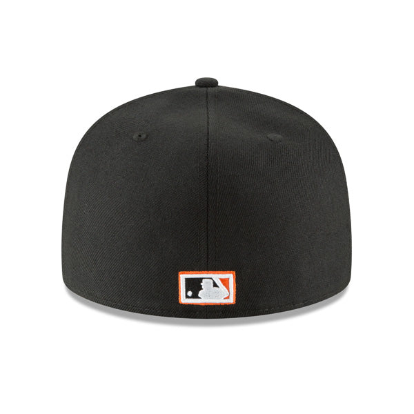 Baltimore Orioles New Era COOPERSTOWN COLLECTION Fitted 59Fifty MLB Hat - Black/Orange