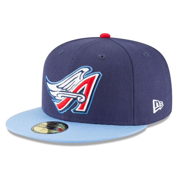 Anaheim Angels New Era 1997 Cooperstown Collection 59Fifty Fitted Hat - Navy/Light Blue