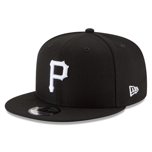 Pittsburgh Pirates New Era Classic 9Fifty Snapback MLB Adjustable Hat - Black/White