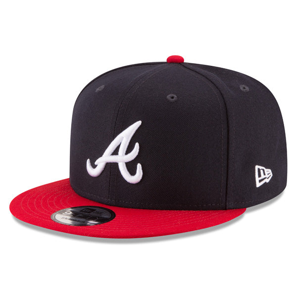 Atlanta Braves New Era CLASSIC Game 9Fifty Snapback MLB Hat - Navy/Red