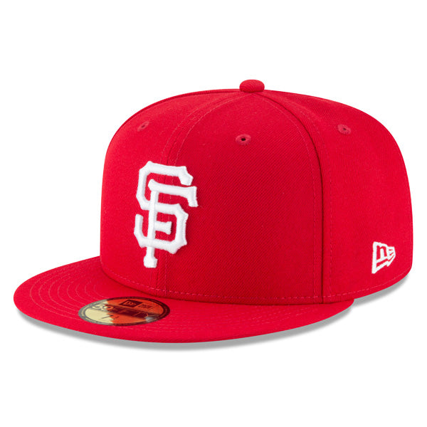 San Francisco Giants New Era MLB CLASSICS 59Fifty Fitted Hat - Scarlet/Gray Bottom