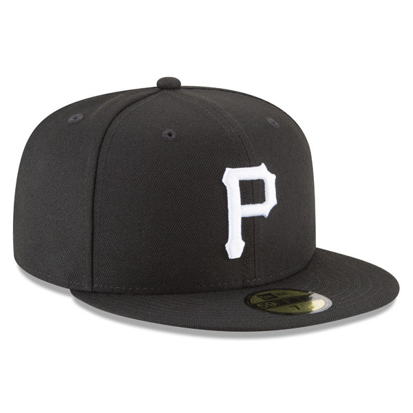 Pittsburgh Pirates New Era MLB CLASSICS 59Fifty Fitted Hat - Black/White
