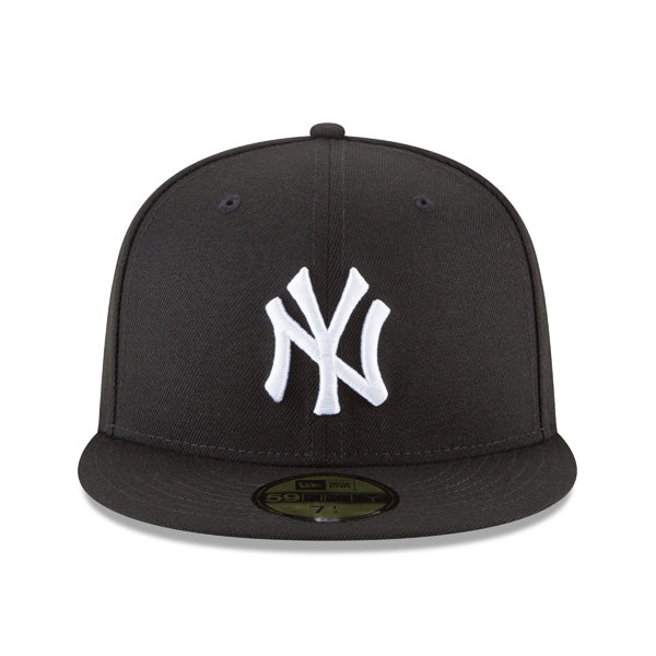 New York Yankees New Era CLASSIC Black-White 59FIFTY Fitted MLB Hat