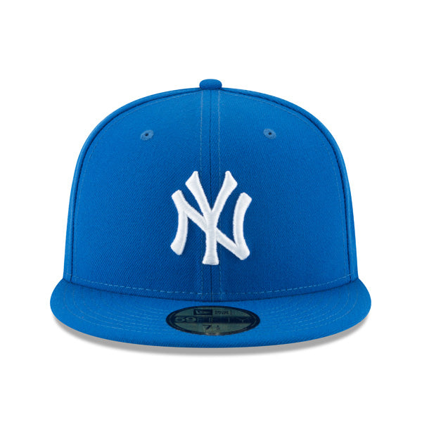 New York Yankees New Era BLUE AZURE 59FIFTY Fitted MLB Hat – Blue
