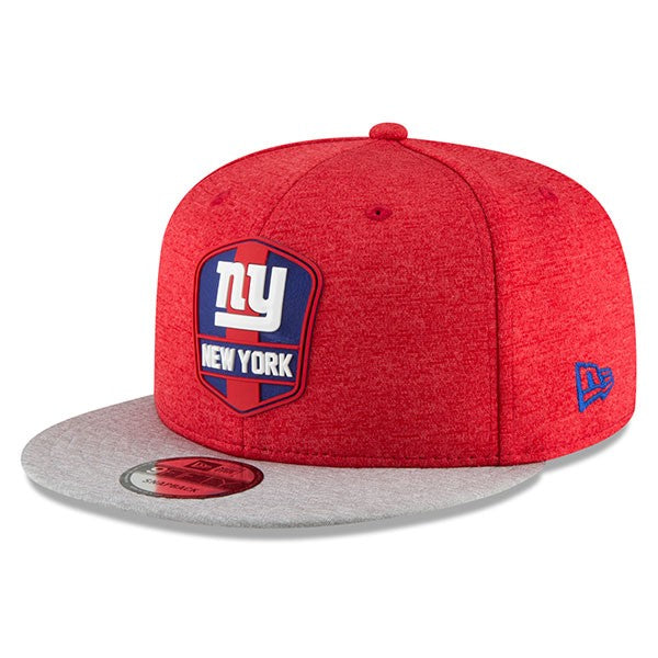 New York Giants New Era 2018 NFL Sideline Road Official 9Fifty Snapback Hat