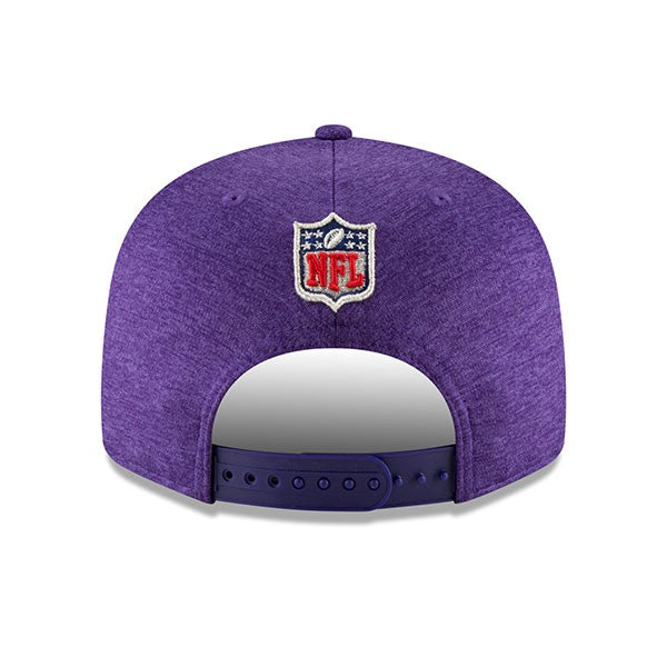 Minnesota Vikings New Era 2018 NFL Sideline Road Official 9Fifty Snapback Hat