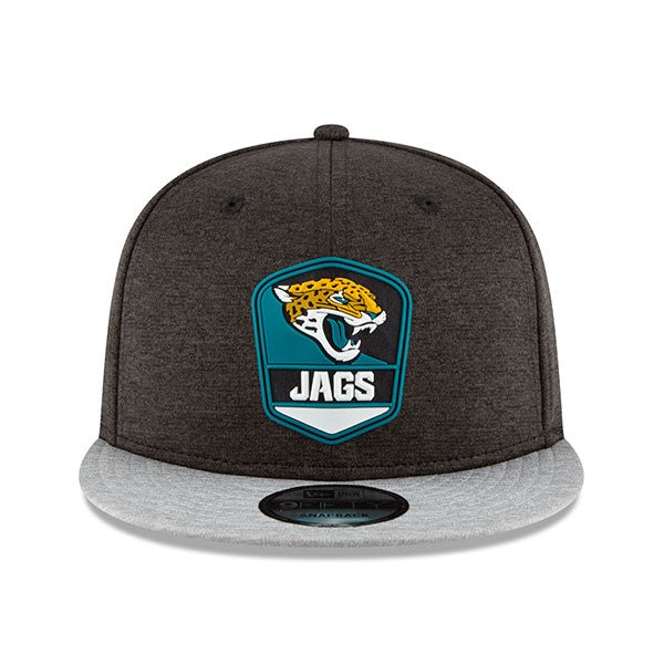 Jacksonville Jaguars New Era 2018 NFL Sideline Road Official 9Fifty Snapback Hat