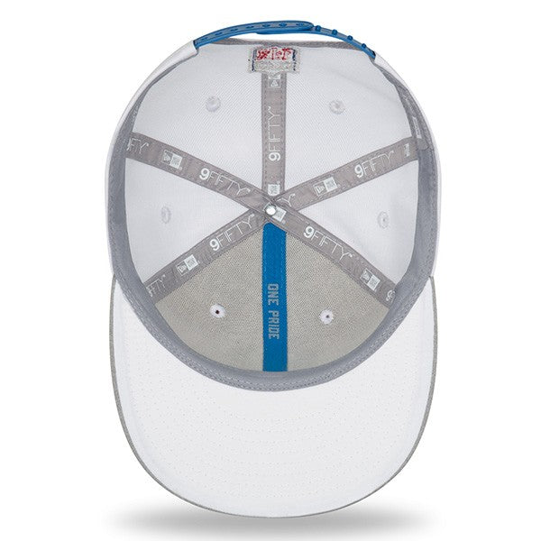 Detroit Lions New Era 2018 NFL Sideline Road Official 9Fifty Snapback Hat