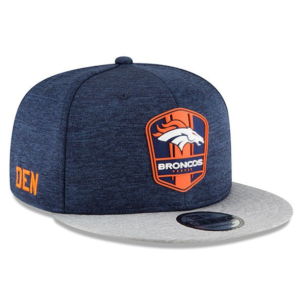 Denver Broncos New Era 2018 NFL Sideline Road Official 9Fifty Snapback Hat