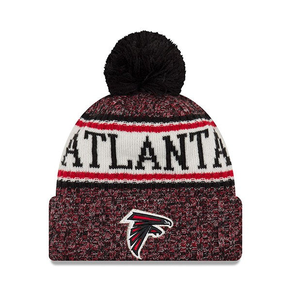 Atlanta Falcons New Era 2018 NFL On-Field SPORT KNIT Cuffed Pom Hat