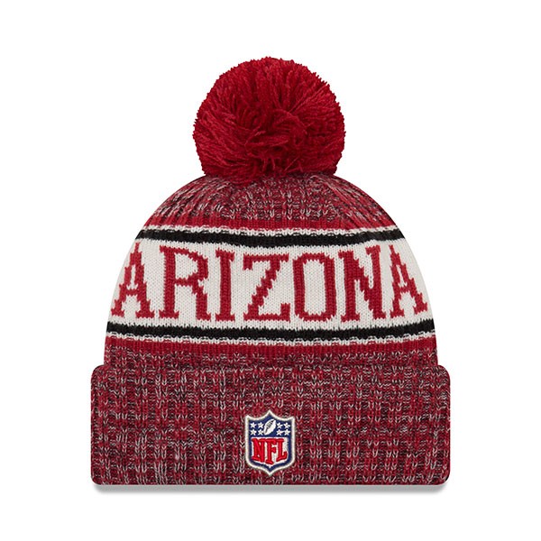 Arizona Cardinals New Era 2018 NFL On-Field SPORT KNIT Cuffed Pom Hat