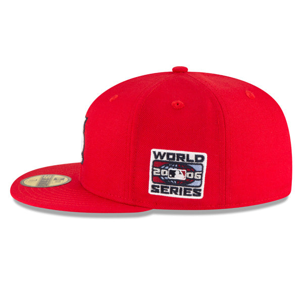 St.Louis Cardinals New Era 2006 WORLD SERIES Side Patch 59FIFTY Fitted MLB Hat – Red