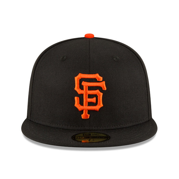 San Francisco Giants New Era 2002 WORLD SERIES Side Patch 59FIFTY Fitted MLB Hat – Black/Orange/Gray Bottom