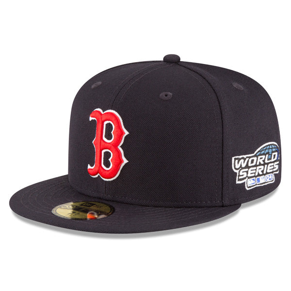 Boston Red Sox New Era 2004 WORLD SERIES Side Patch 59FIFTY Fitted MLB Hat – Navy