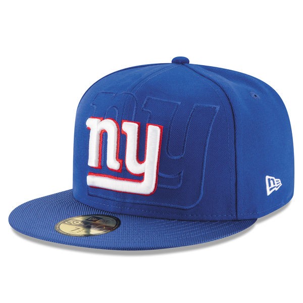 New York Giants 2016 NFL SIDELINE Official Fitted 59Fifty New Era Hat