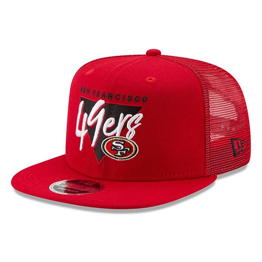 San Francisco 49ers New Era Retro Fresh Front Trucker Mesh 9FIFTY Snapback Adjustable Hat