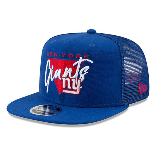 New York Giants New Era Retro Fresh Front Trucker Mesh 9FIFTY Snapback Adjustable Hat