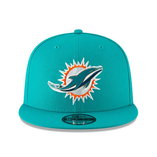 Miami Dolphins New Era METAL AND THREAD 9Fifty Snapback Adjustable Hat