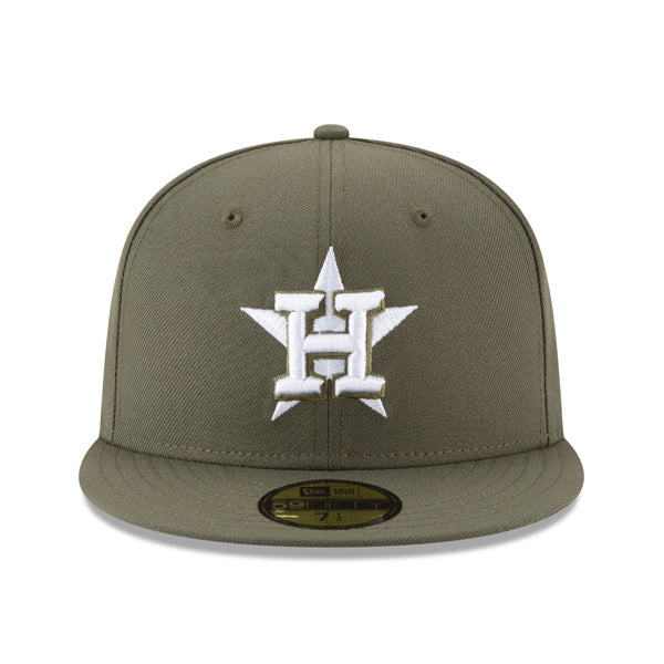 Houston Astros Sox New Era MLB CLASSICS 59Fifty Fitted Hat- Olive