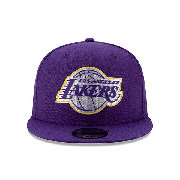 Los Angeles Lakers New Era NBA Back Half 9FIFTY Snapback Hat - Purple