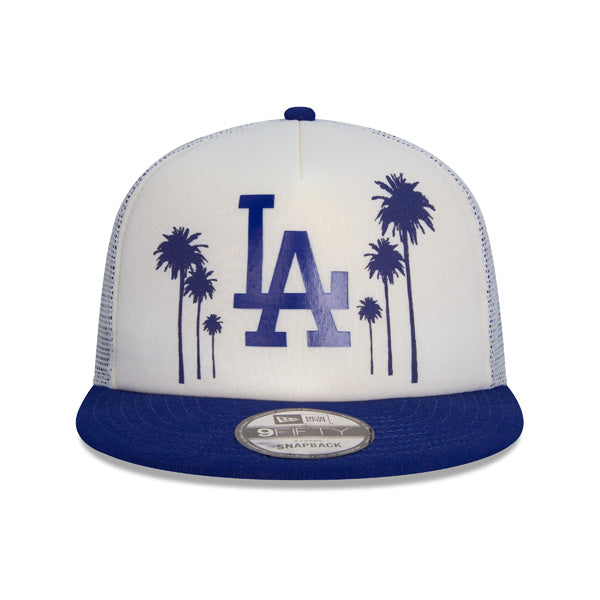 Los Angeles Dodgers New Era 2022 MLB All-Star Game Palm Tree Trucker 9FIFTY Snapback Hat -White/Royal