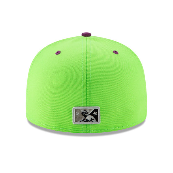 Stockton Ports (CABALLOS) New Era Copa de la Diversion (FUN CUP) 59FIFTY Fitted Hat - Lime/Lavender