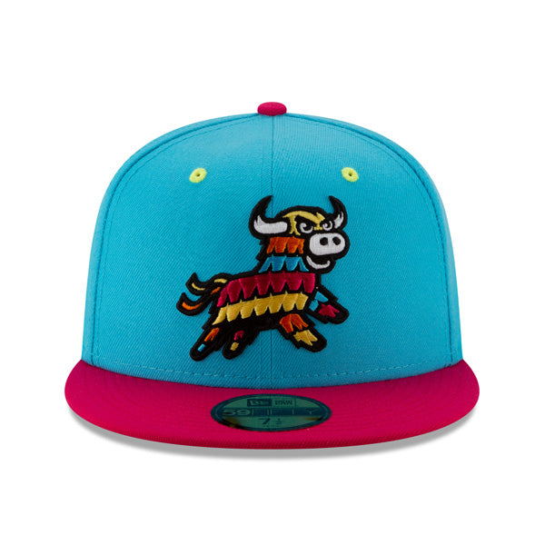 Erie SeaWolves (Piñatas) New Era Copa de la Diversion (FUN CUP) 59FIFTY Fitted Hat - Vice Blue/Pink