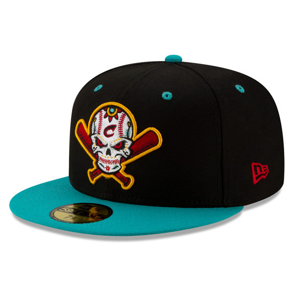 Columbus Clippers (Veleros) New Era Copa de la Diversion (FUN CUP) 59FIFTY Fitted Hat - Black/Teal