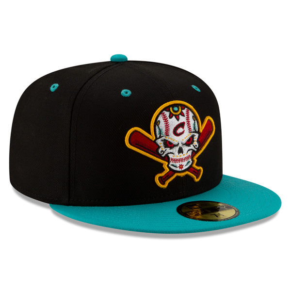 Columbus Clippers (Veleros) New Era Copa de la Diversion (FUN CUP) 59FIFTY Fitted Hat - Black/Teal