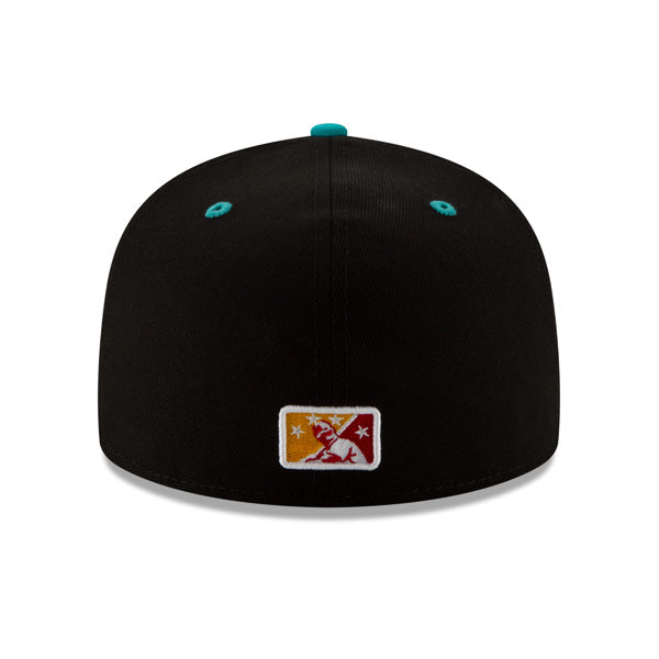 Columbus Clippers (Veleros) New Era Copa de la Diversion (FUN CUP) 59FIFTY Fitted Hat - Black/Teal