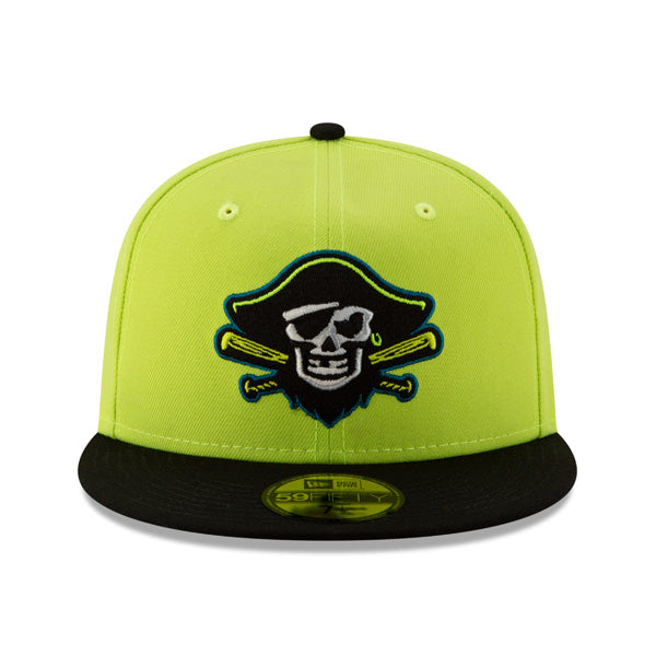 Bradenton Marauders (BARBASNEGRAS) New Era Copa de la Diversion (FUN CUP) 59FIFTY Fitted Hat - Cyber/Black