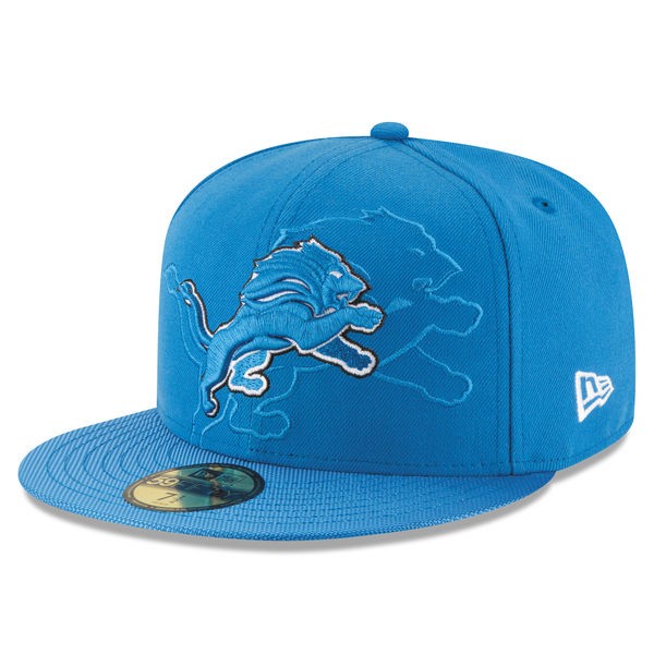Detroit Lions 2016 NFL SIDELINE Official Fitted 59Fifty New Era Hat