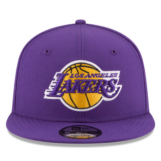 Los Angeles Lakers New Era 2020 NBA Champions Side Patch 9FIFTY Snapback Hat - Purple
