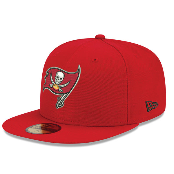 Tampa Bay Buccaneers New Era Super Bowl LV Bound Side Patch 59FIFTY Fitted Hat - Red