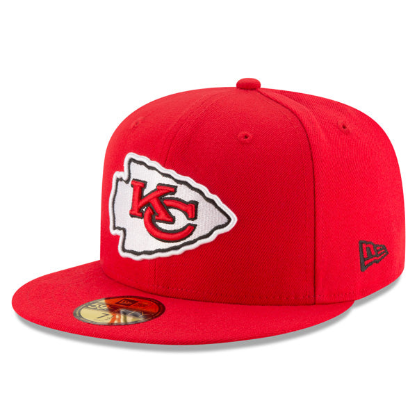 Kansas City Chiefs New Era Super Bowl LV Bound Side Patch 59FIFTY Fitted Hat - Red