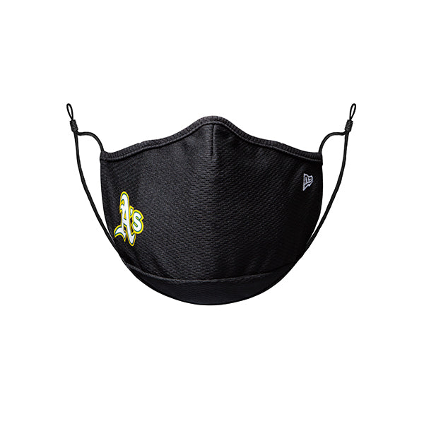 Oakland Athletics New Era Adult MLB On-Field Face Covering Mask - Black