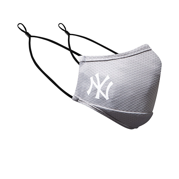 New York Yankees New Era Adult MLB On-Field Face Covering Mask - Gray