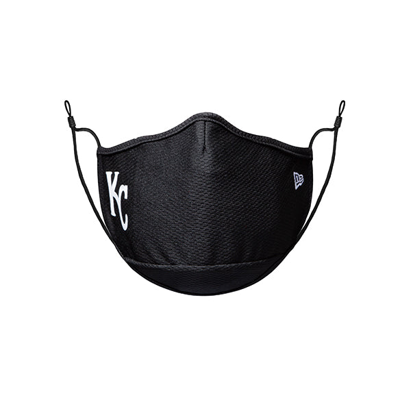 Kansas City Royals New Era Adult MLB On-Field Face Covering Mask - Black