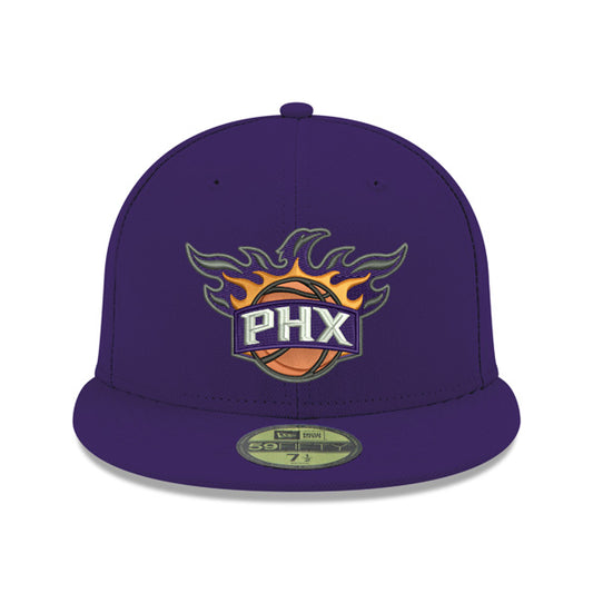 Phoenix Suns New Era 2021 NBA Finals Bound Sidepatch 59FIFTY Fitted Hat - Purple