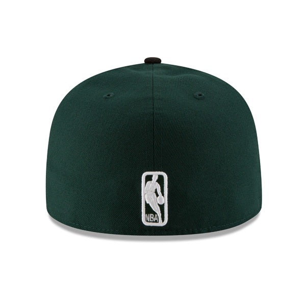 Milwaukee Bucks New Era 2021 NBA Finals Champions Sidepatch Two-Tone 59FIFTY Fitted Hat - Green/Black