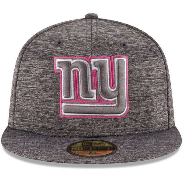 New York Giants New Era 2016 NFL Breast Cancer Awareness (BCA) Sideline 59FIFTY Fitted Hat