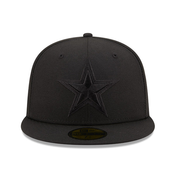 Dallas Cowboys Black on Black BOB Exclusive New Era 59Fifty Fitted Hat