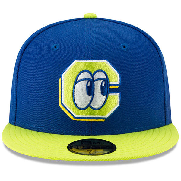 Chattanooga Lookouts (Montañas de) New Era Copa de la Diversion (FUN CUP) 59FIFTY Fitted Hat - Royal/Lime