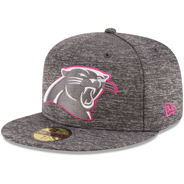 Carolina Panthers New Era 2016 NFL Breast Cancer Awareness (BCA) Sideline 59FIFTY Fitted Hat