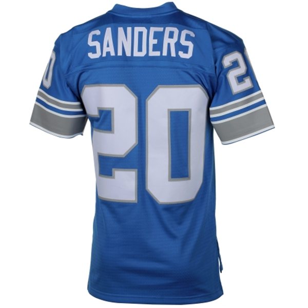 Barry Sanders Detroit Lions 1996 Mitchell & Ness LEGENDS Throwback Replica Jersey